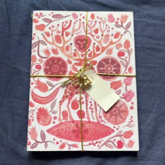 Anthropologie set of 3 scandinavian red green and blue notebooks - Picture 3 of 4